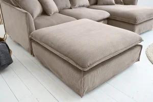 Taburet HESTIÁ manšestr Dekorhome