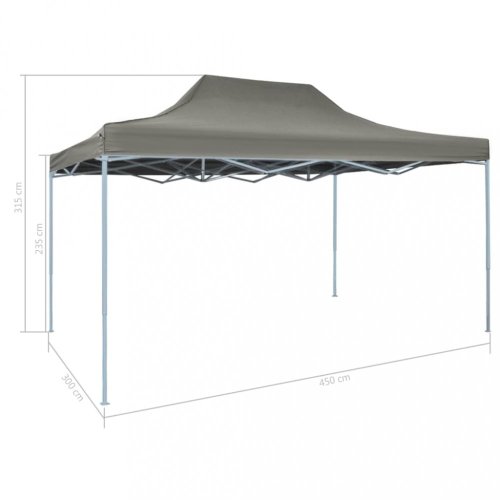 Skládací nůžkový party stan 3x4,5 m Dekorhome