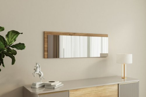 Zrkadlo Lariya - White, Walnut
