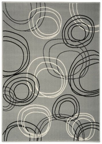 Kusový koberec Circles grey 190x280 cm