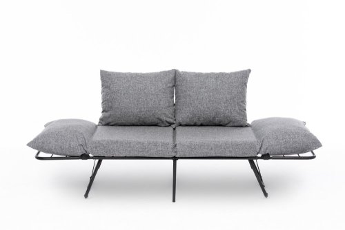 Dvojmiestna rozkladacia pohovka Viper 2-Seater - Light Grey