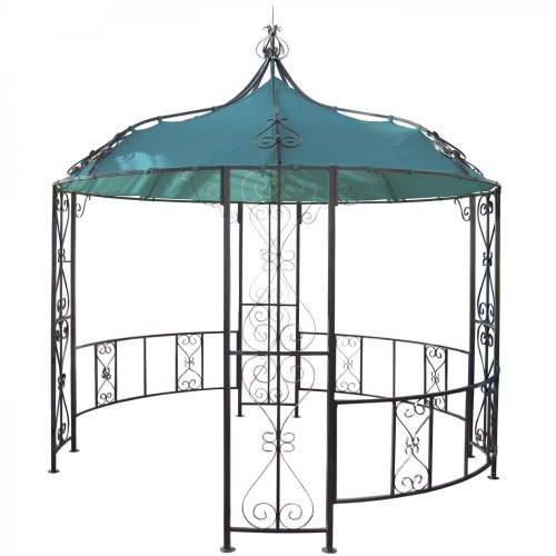Zahradní pergola 3 x 3 m Almeria - BAREVNÁ VARIANTA: Hnědá / červená