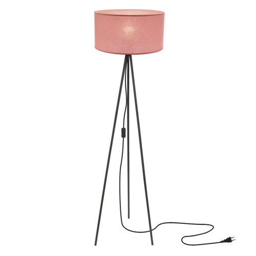 Stojaca lampa SHANTI čierna 1x40W E27 tienidlo vres