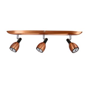 Nástěnná lampa 3X50W GU10 měděná CROSS