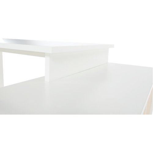 Písací stôl DALTON 2 NEW VE 02 - BAREVNÁ VARIANTA: Biela / sivá