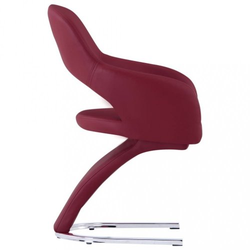 Jídelní židle 6 ks umělá kůže / chrom Dekorhome - BAREVNÁ VARIANTA: Cappuccino