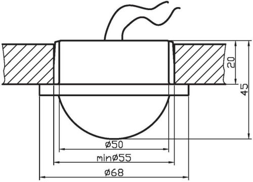 Stropní svítidlo nábytek saténově zlaté G4 MS-02 SG