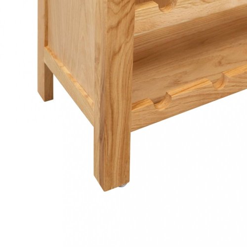 Stojan na víno dřevo / MDF Dekorhome