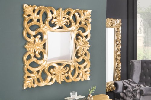 Závěsné zrcadlo SOZIS Dekorhome - BAREVNÁ VARIANTA: Zlatá