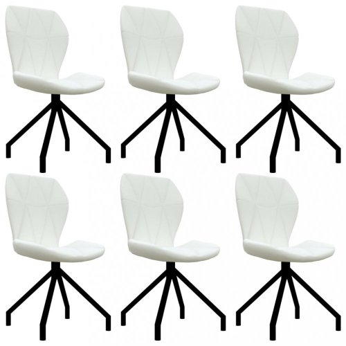Jídelní židle 6 ks umělá kůže Dekorhome - BAREVNÁ VARIANTA: Cappuccino