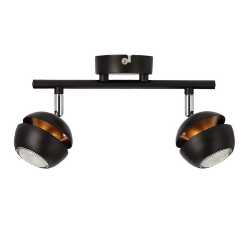 LED pásek Boni 2x3W GU10 černý - POSLEDNÍ KUS