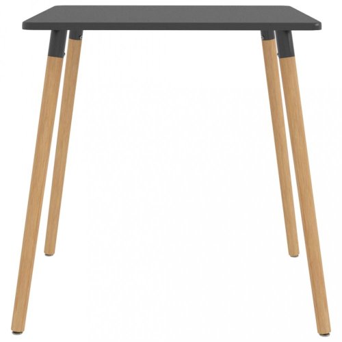 Jedálenský set 4+1 buk / umelá koža / plast Dekorhome