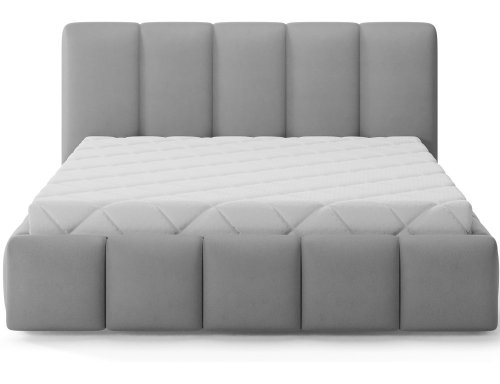 Posteľ Edvige + Drevený rám + plynový piest + kontajner 140x200