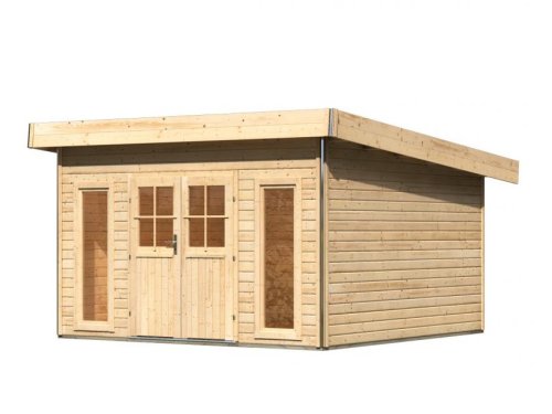 Dřevěný zahradní domek 369 x 369 cm Dekorhome