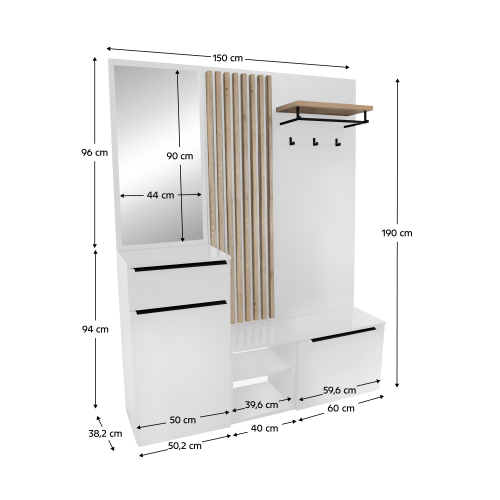 Predsieňová stena ALIVA V2