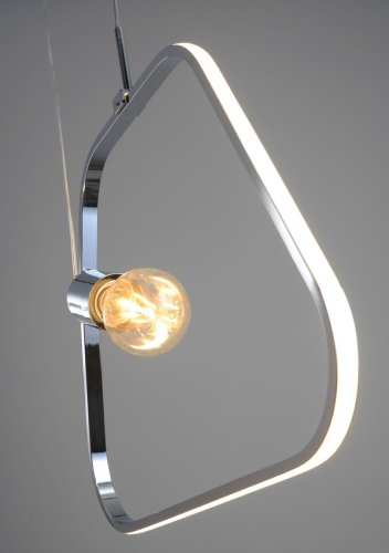 Stropné závesné svietidlo Apeti Ikaria E27 LED+12W chróm LED 4000K