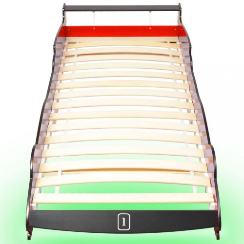 Dětská postel závodní auto s LED světlem Dekorhome - BAREVNÁ VARIANTA: Červená