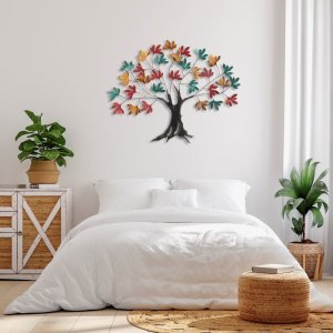 Dekoratívny kovový doplnok na stenu Yggdrasil