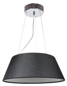 Stropná lampa Gusto okrúhla 19W LED čierna