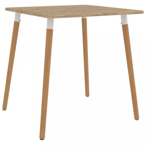 Jídelní set 4+1 buk / umělá kůže / plast Dekorhome