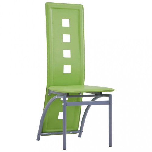 Jedálenská stolička 2 ks umelá koža Dekorhome - BAREVNÁ VARIANTA: Hnedá