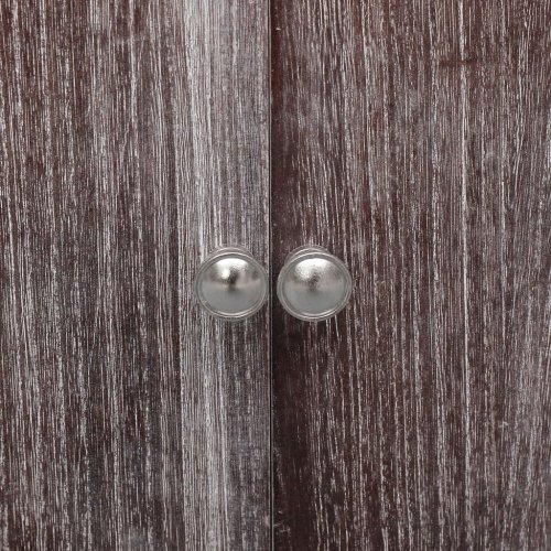 Koupelnová skříňka dřevo Dekorhome - BAREVNÁ VARIANTA: Bílá / šedá