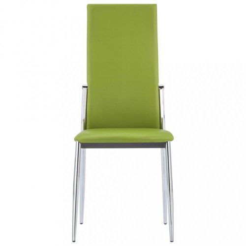 Jídelní židle 2 ks umělá kůže Dekorhome - BAREVNÁ VARIANTA: Zelená