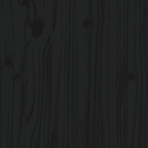 Lavice s truhlíky černá 180 x 36 x 63 cm masivní borové dřevo