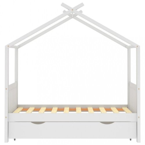 Detská posteľ 80x160 borovice Dekorhome - BAREVNÁ VARIANTA: Biela