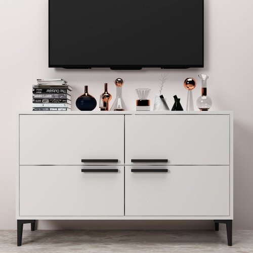 TV stolek Ctn - White