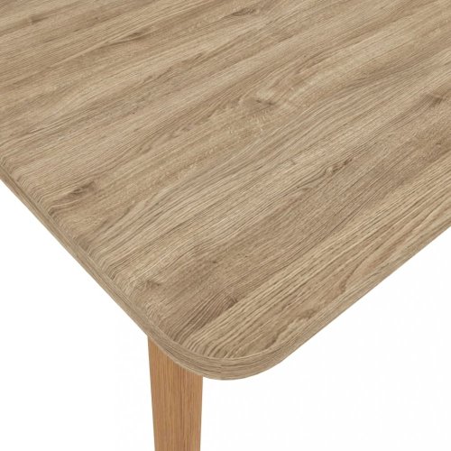 Jídelní set 4+1 buk / umělá kůže / plast Dekorhome