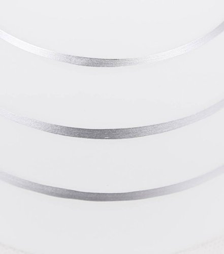 Stropné svietidlo chróm 3x40W biele tienidlo s kryštálmi Simpli