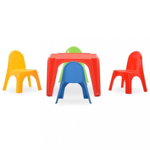 Detský stôl s stoličkami PP Dekorhome