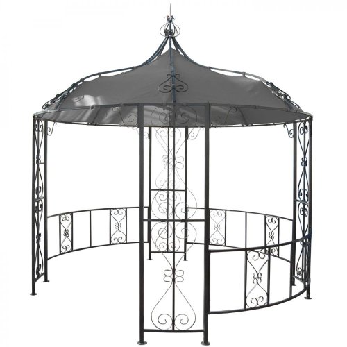 Zahradní pergola 3 x 3 m Almeria - BAREVNÁ VARIANTA: Hnědá / červená