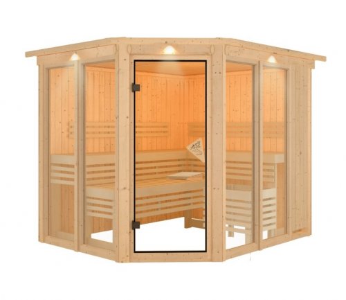 Interiérová fínska sauna AINUR Dekorhome