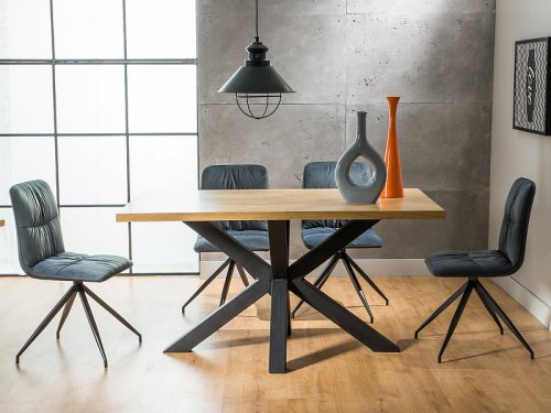 Jedálenský stôl CROSS dýha - ROZMER: 180x90x80 cm