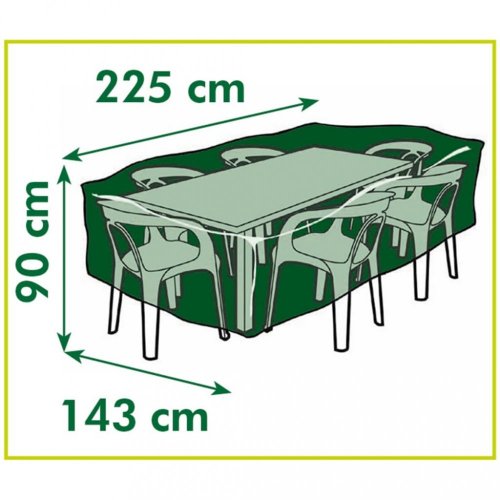 Plachta na záhradný stôl 225x143x90 cm Dekorhome