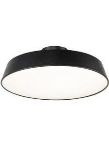 Stropná lampa čierna saténová LED 36W Orlando Ledea