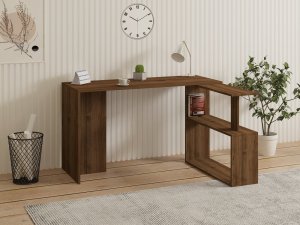 Písací stôl Cayko - Walnut