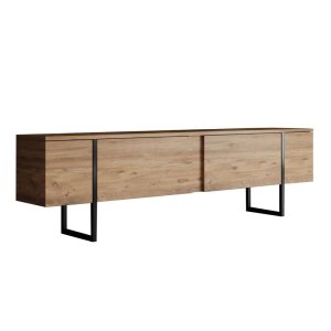 TV stolek Luxe - Atlantic Pine, Black