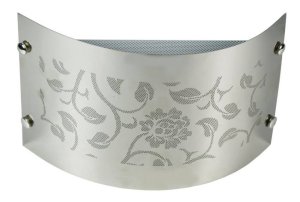 Chrómová kovová nástenná lampa 40W E14 Aluno