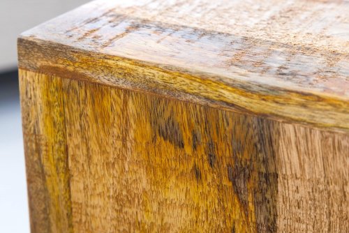 Odkládací stolek 2 ks DAMASEN Dekorhome - DEKOR: Mangovníkové drevo