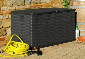 Záhradný úložný box RATTAN 420 l