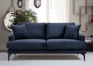 Dvojmiestna pohovka Papira 2 Seater - Navy Blue