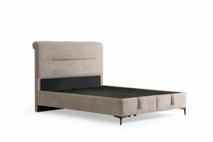 Rám manželskej postele s čelom Mia 120 x 200 - Light Brown