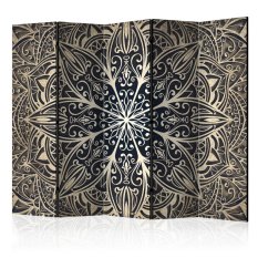 Paraván - Feathers (Brown) II [Room Dividers]
