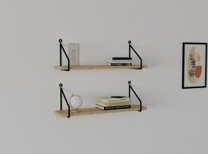 Nástenná polica Reco - Sapphire Oak