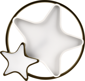 Stropné svietidlo ASTRE, hnedo-biele, 36W LED, 3000-6500K, biele tienidlo, s diaľkovým ovládaním