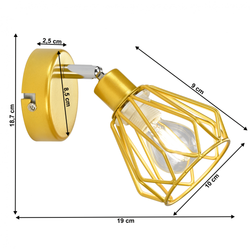 Nástěnná lampa OKIRA TYP 2