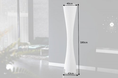Stojací lampa PALLAS Dekorhome - VÝŠKA: 160 cm